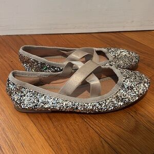 Old Navy, sparkly ballet flats. Size 13.